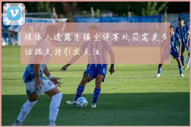 媒体人透露李镇全停赛处罚需更多证据支持引发关注